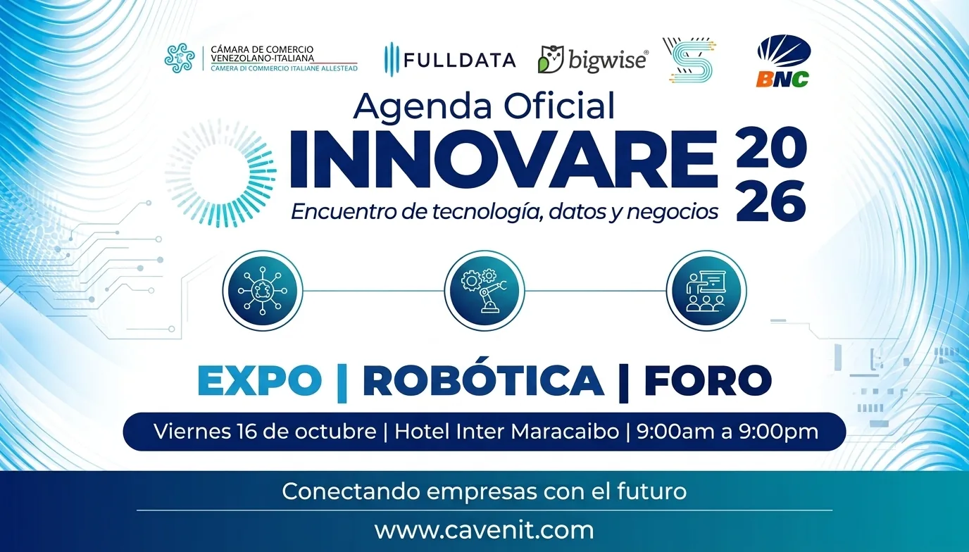 AGENDA OFICIAL INNOVARE 2026 , LA PRIMERA EXPO TECNOLOGÍCA DEL OCCIDENTE DEL PAIS