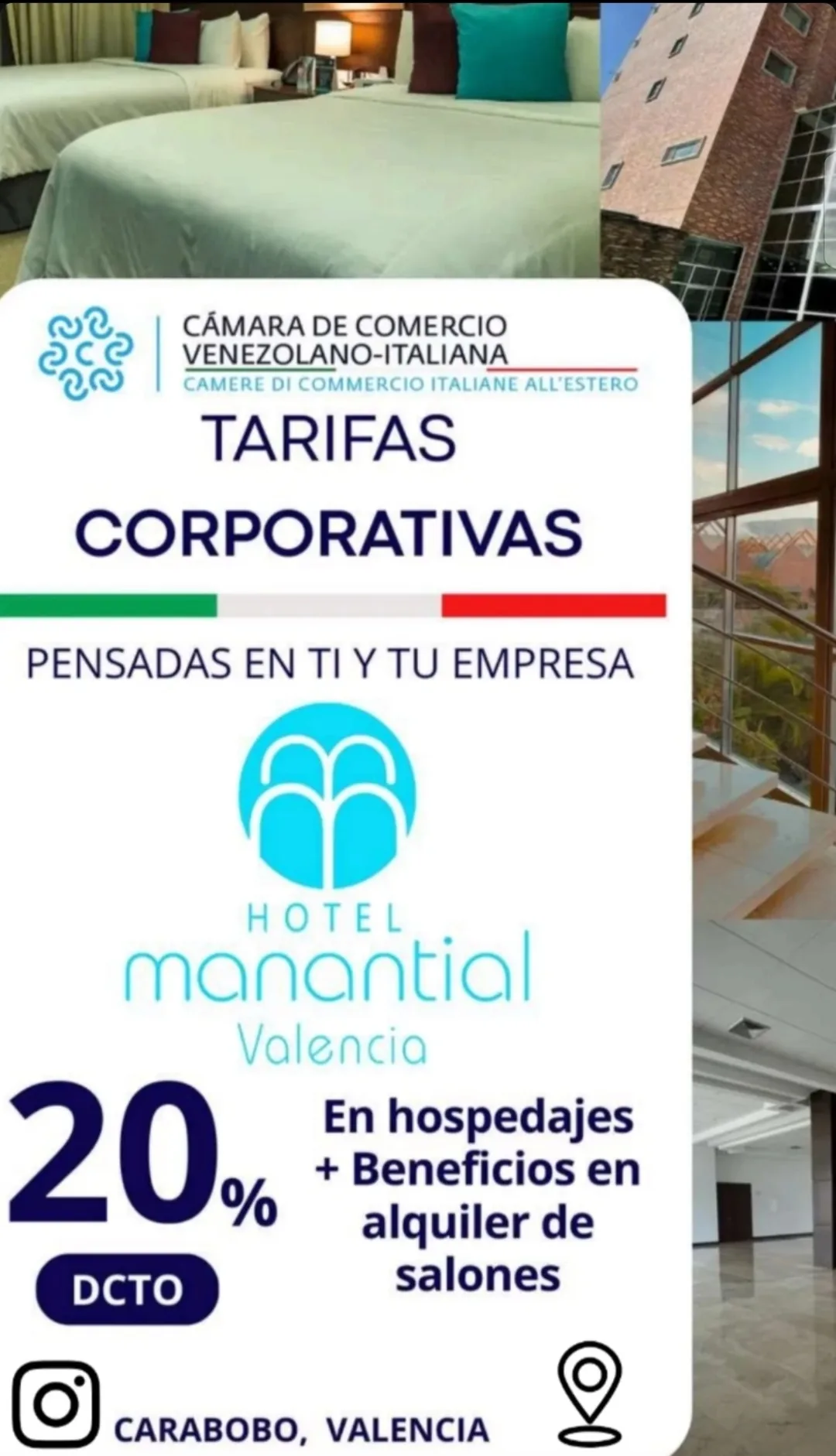 Tarifas corporativas HOTEL MANANTIAL VALENCIA