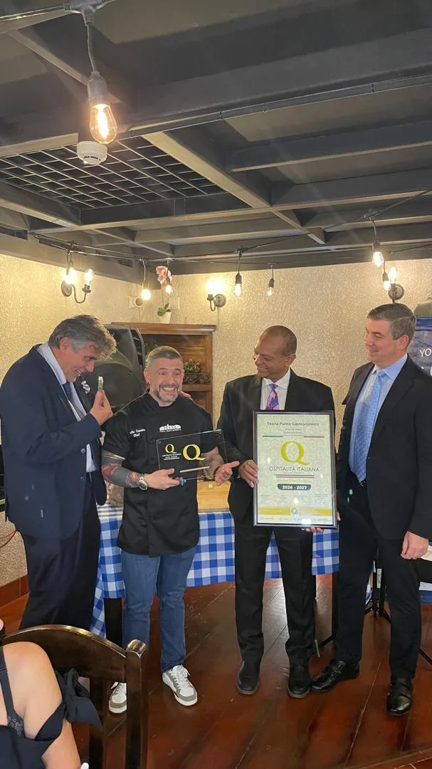 Teana Punto Gastronómico hace historia en Puerto Ordaz tras recibir el sello internacional "Ospitalità Italiana"